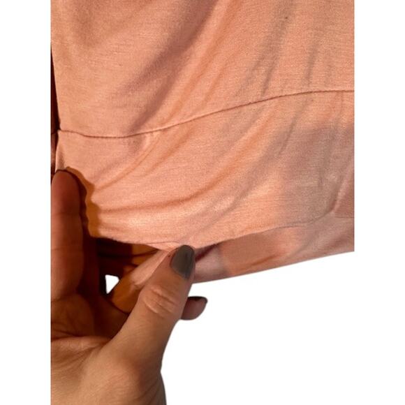 Final Touch Blush Pink Sleeveless Side Knot Tie Cropped Top Women Sz S - Picture 7 of 7